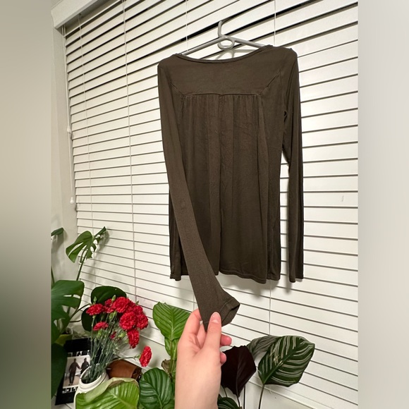 We The Free Ladies Tunic Top Long Sleeve Ribbed Casual Longer Shirt, Small - Picture 3 of 4